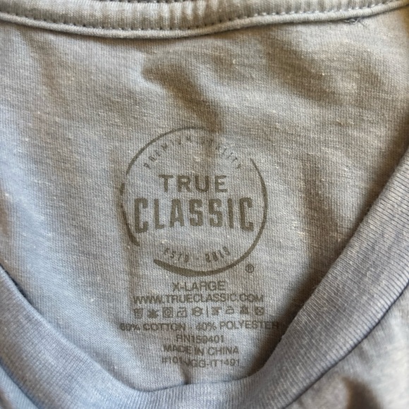 True Classic Mens Long Sleeve Short Sleeve T shirt XL Crew Neck Lot Of 4 - Picture 8 of 15